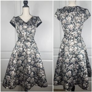 Gal Meets Glam Floral Satin Midi Dress 4